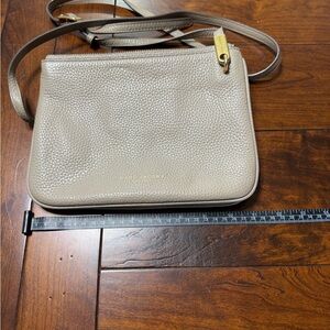 Marc Jacob’s Pebbled Leather Crossbody Bag - Taupe